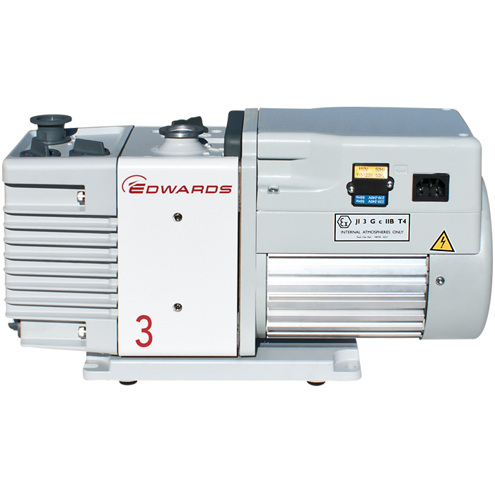 Edwards RV3 Rotary Vane Dual Stage Mechanical Vacuum Pump, Single Phase,  115/230 V, 50/60 Hz, A65201906